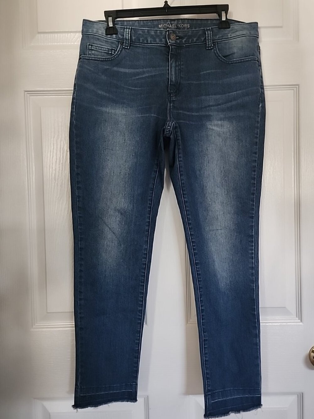 Michael Kors Izzy Skinny Jeans Size 10 Blue Jeans Stretch pre-owned